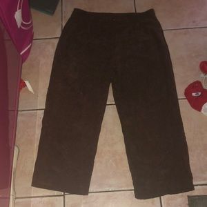 Dark brown pants